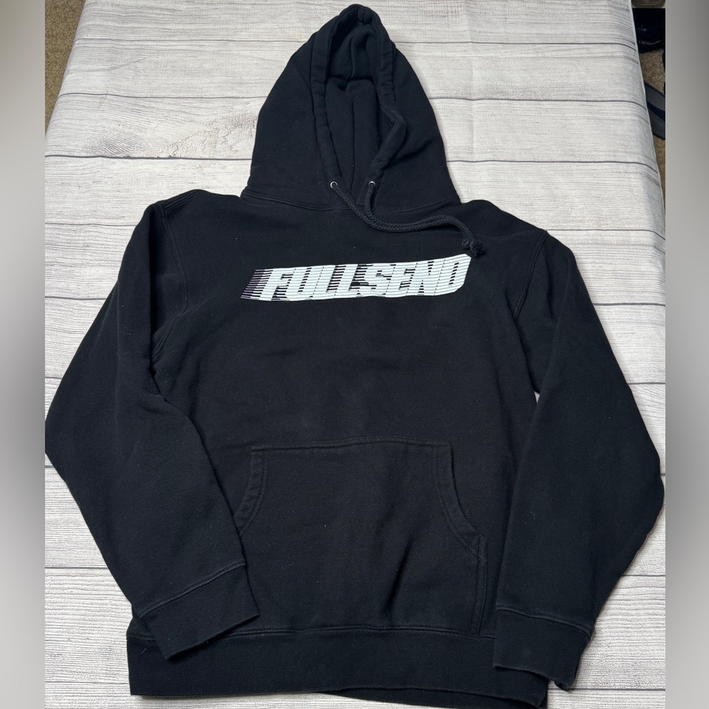 Full Send Men’s Black White‎ Hoodie Sweatshirt Size Small
L